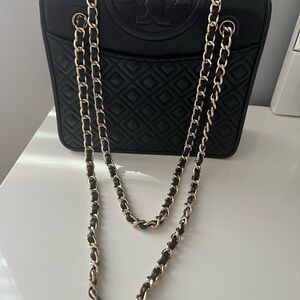 Tory Burch black leather purse